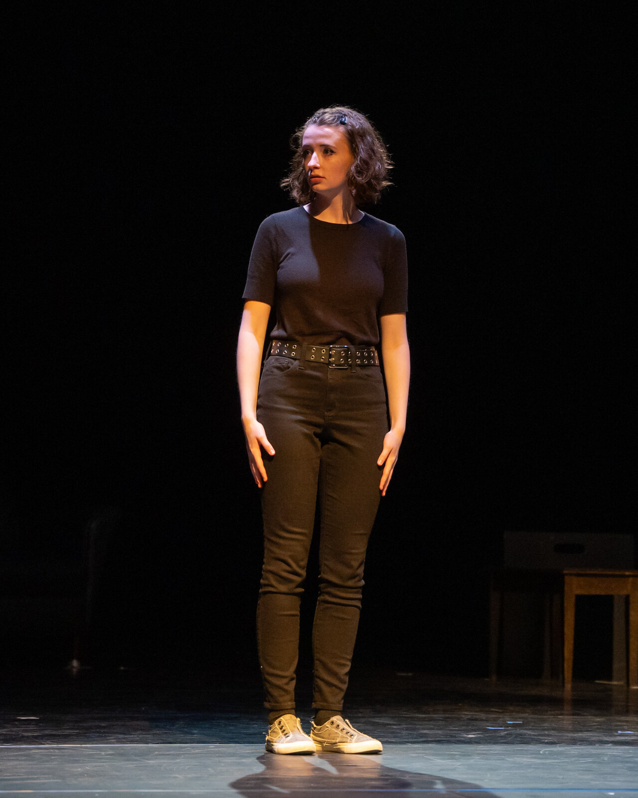 Ollie Gibson as Claudius in Hamlet