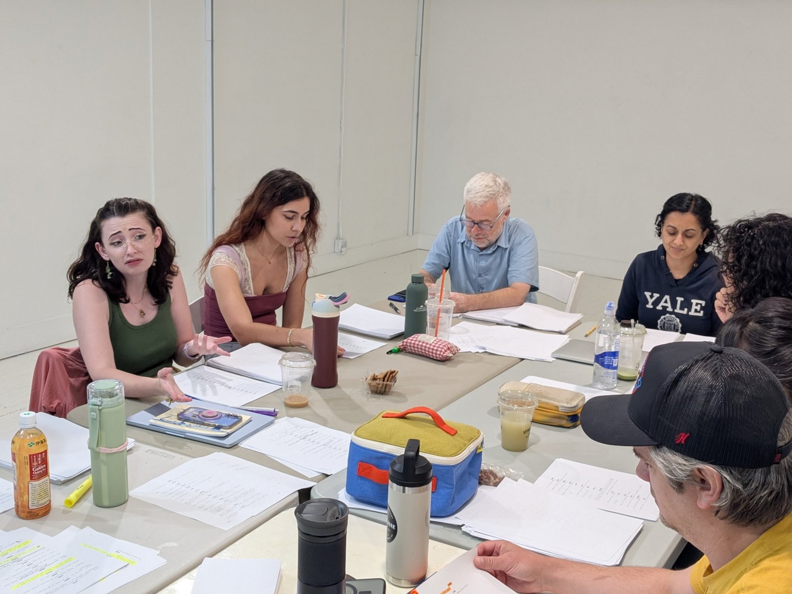 Ollie Gibson at The Farm Theater Playwriting Workshop, New York City